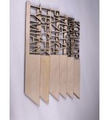 Sada dřevěných zápichů bylinky 5 kusů