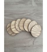 Dřevěná dekorační vajíčka sada 7 kusů