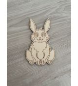 Dřevěný velikonoční zajíček
