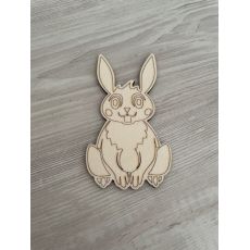 Dřevěný velikonoční zajíček