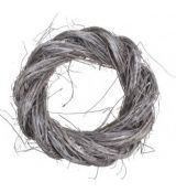 Věnec ze dvou druhů proutí šedý