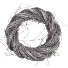 Věnec ze dvou druhů proutí šedý