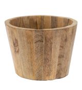 Dřevěný květináč kónický