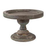 Dřevěný patrový etážový podnos tmavě hnědý