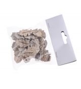 Listy dubu podzimní dřevěné výseky sada 24 kusů