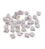 Jablíčka dřevěné výseky sada 36 kusů