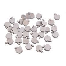 Jablíčka dřevěné výseky sada 36 kusů