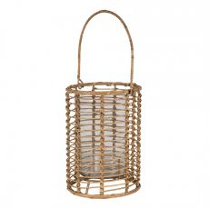 Dřevěná lucerna vyplétaná