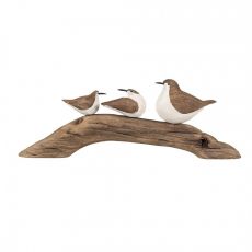 Dřevěná dekorace ptáci