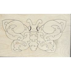 Dřevěné puzzle MOTÝL