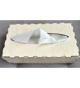 Dřevěná krabička na papírové ubrousky